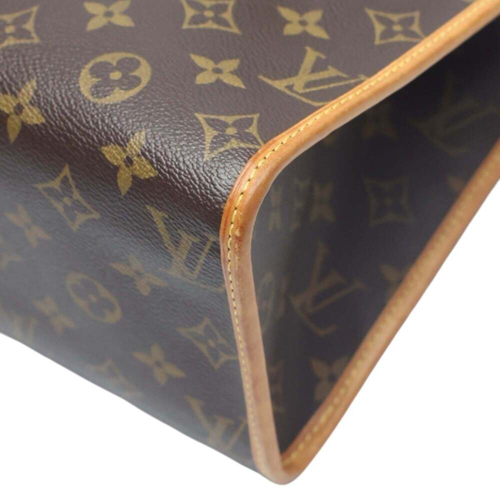 LOUIS VUITTON Authentic Brown Monogram Canvas Tote Bag - Picture 6 of 16